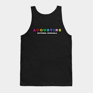 Augustine - Esteemed, Venerable Tank Top